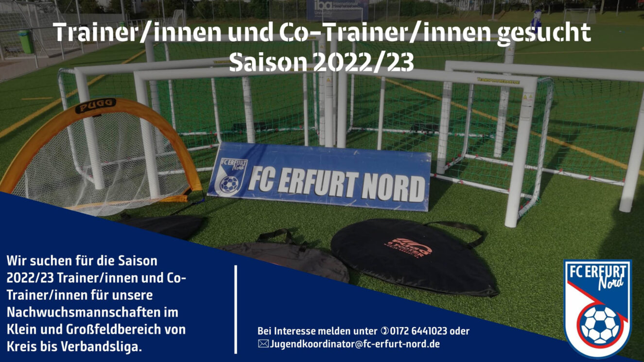 Trainer gesucht - FC Erfurt Nord