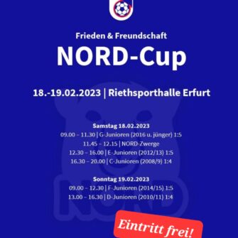 Herzlich Willkommen zum Frieden & Freundschaft NORD-Cup